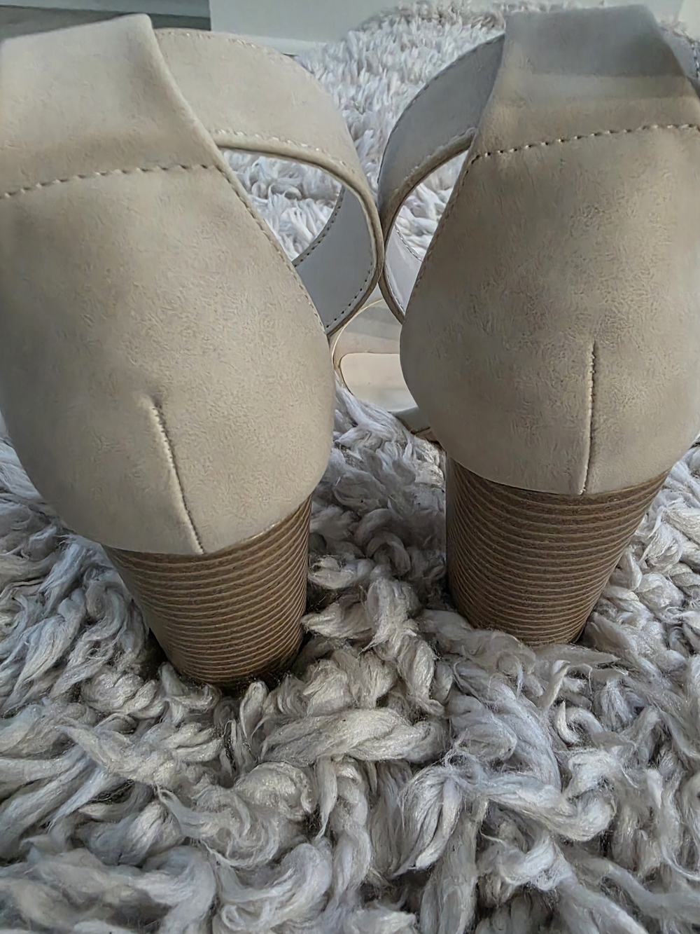 Qupid Ankle-Strap Block Heel Sandals Sz. 8.5 - Picture 5 of 7